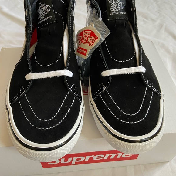 SUPREME VANS MONOGRAM S LOGO SKATE GROSSO MID - Picture 9 of 16